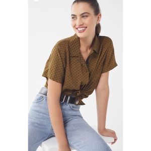 Urban Outfitters Dolores Button-Down Top